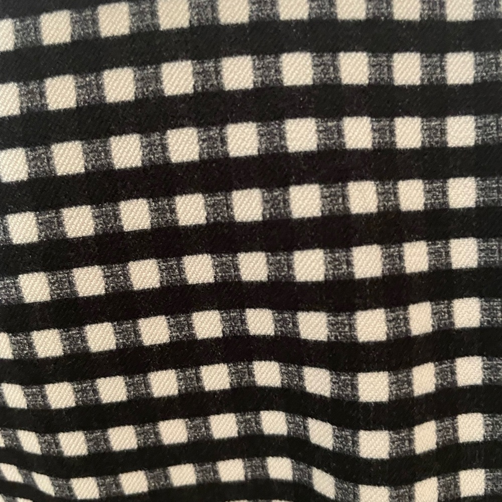 Banana Republic Black White Check Blazer Long and Lean Fit Petite Tailoring  4P - Picture 4 of 6